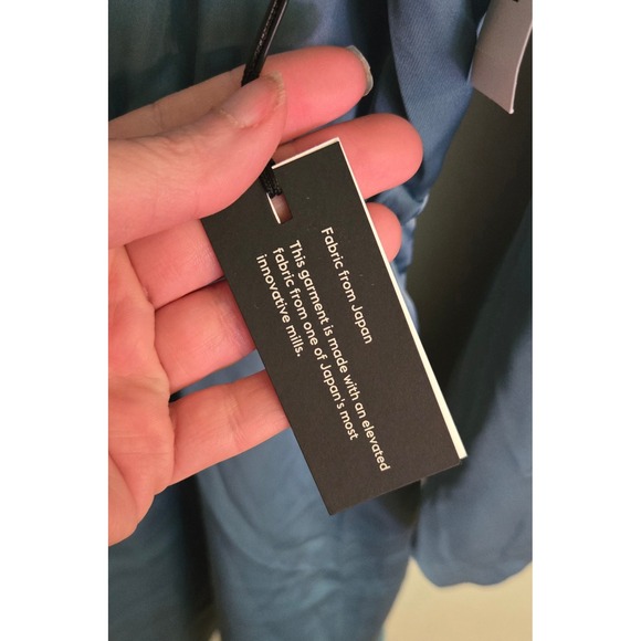 Babaton Lexington Dress Small Blue Long Sleeve Satin Shirt Dress Small NWT $ 139 - Picture 6 of 10